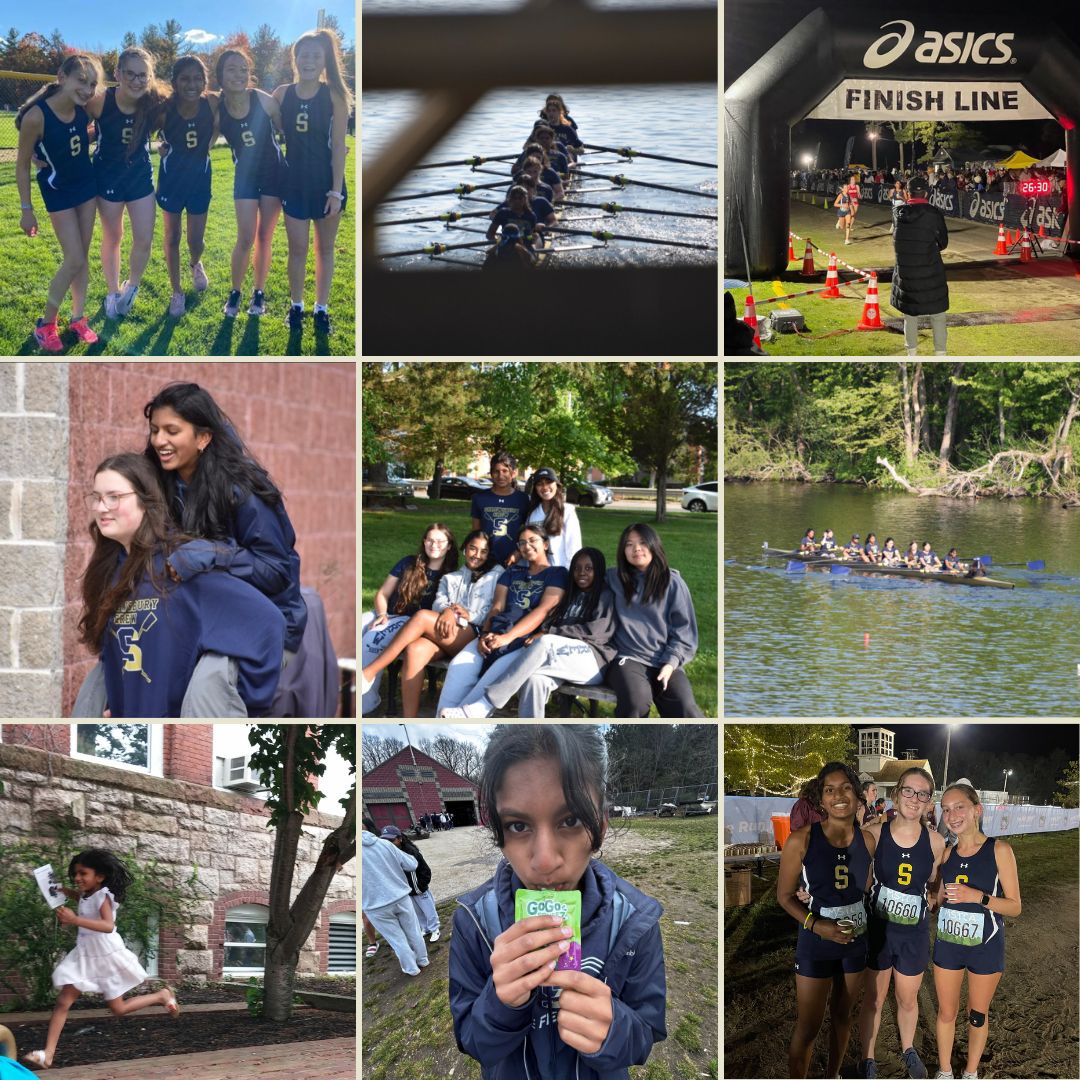 Grid of photos of athletics