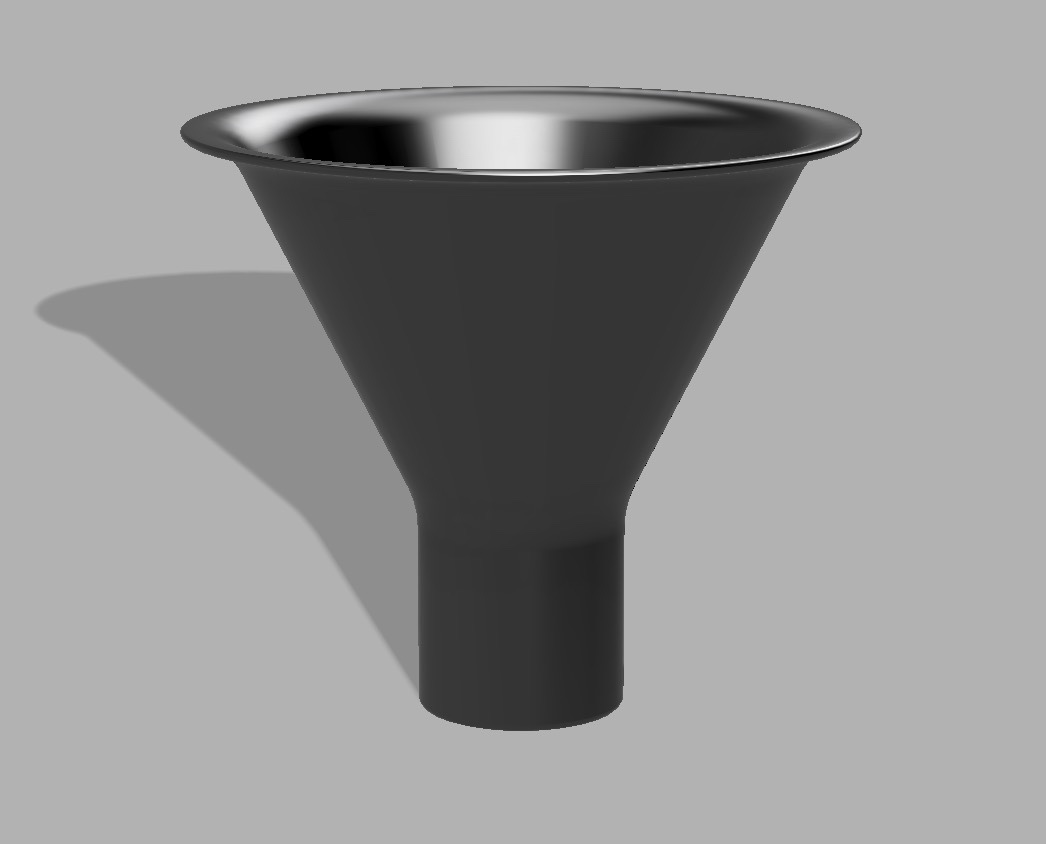 Picture of Funnel designed in CAD
