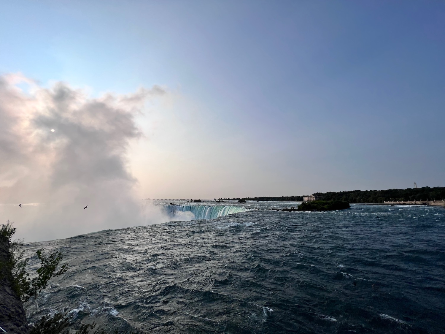 Picture from the top of Niagara Falls