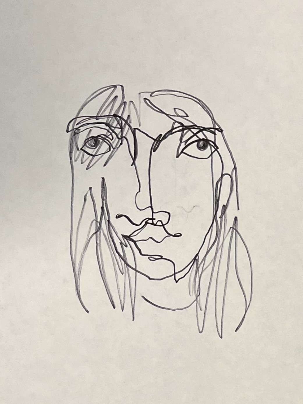 Blind Contour Portrait