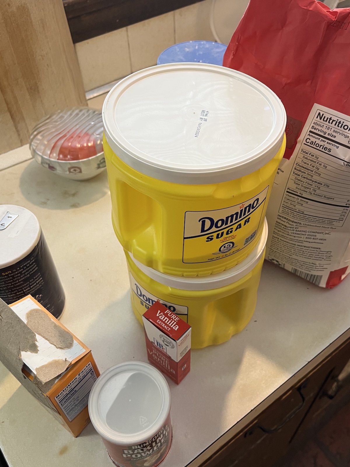 All S'mores Cookie Ingredients