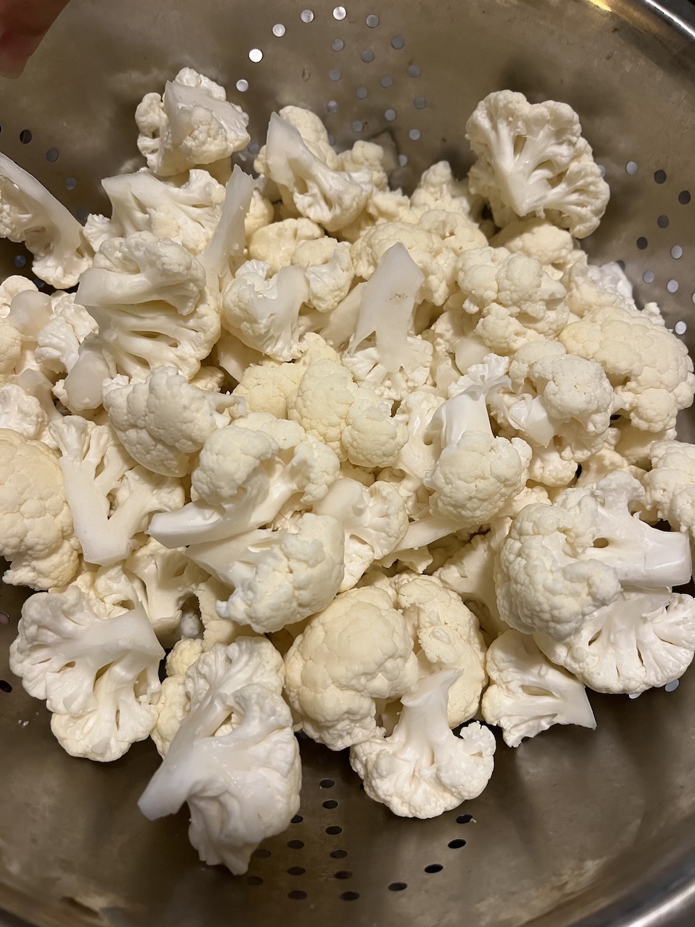 Cut Cauliflower