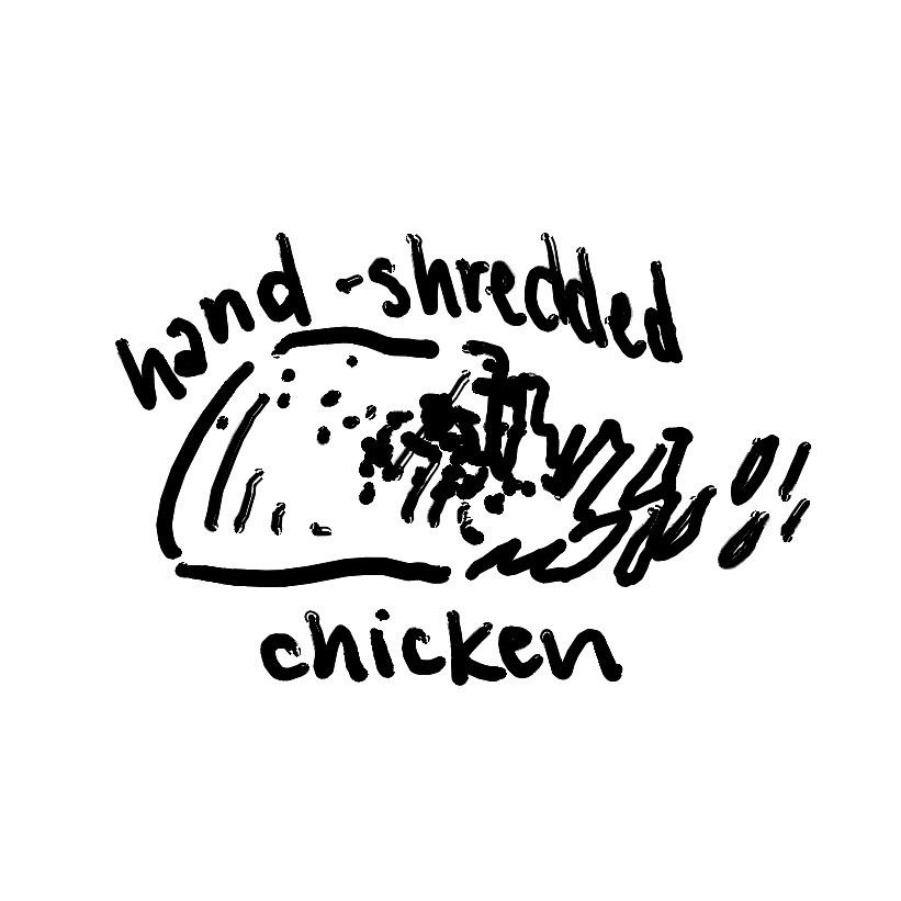 Hand Shredded Chicken