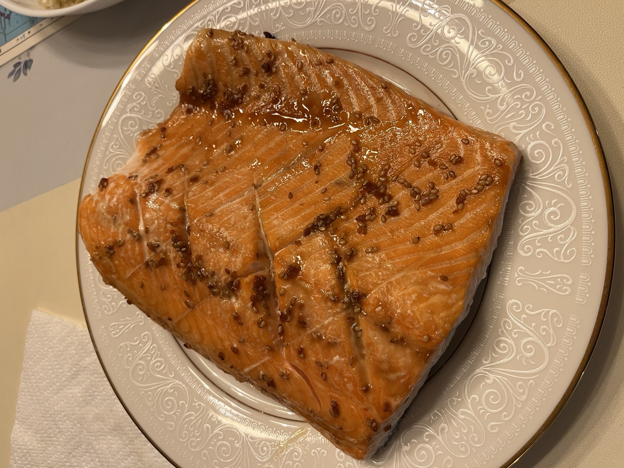 Final Baked Salmon Dish