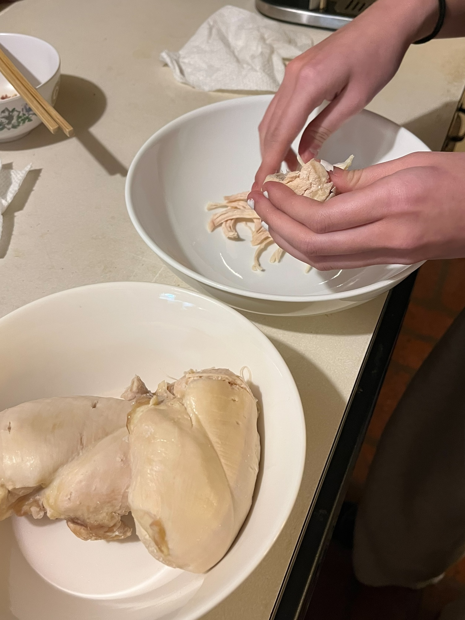 Shredding Chicken by Hand