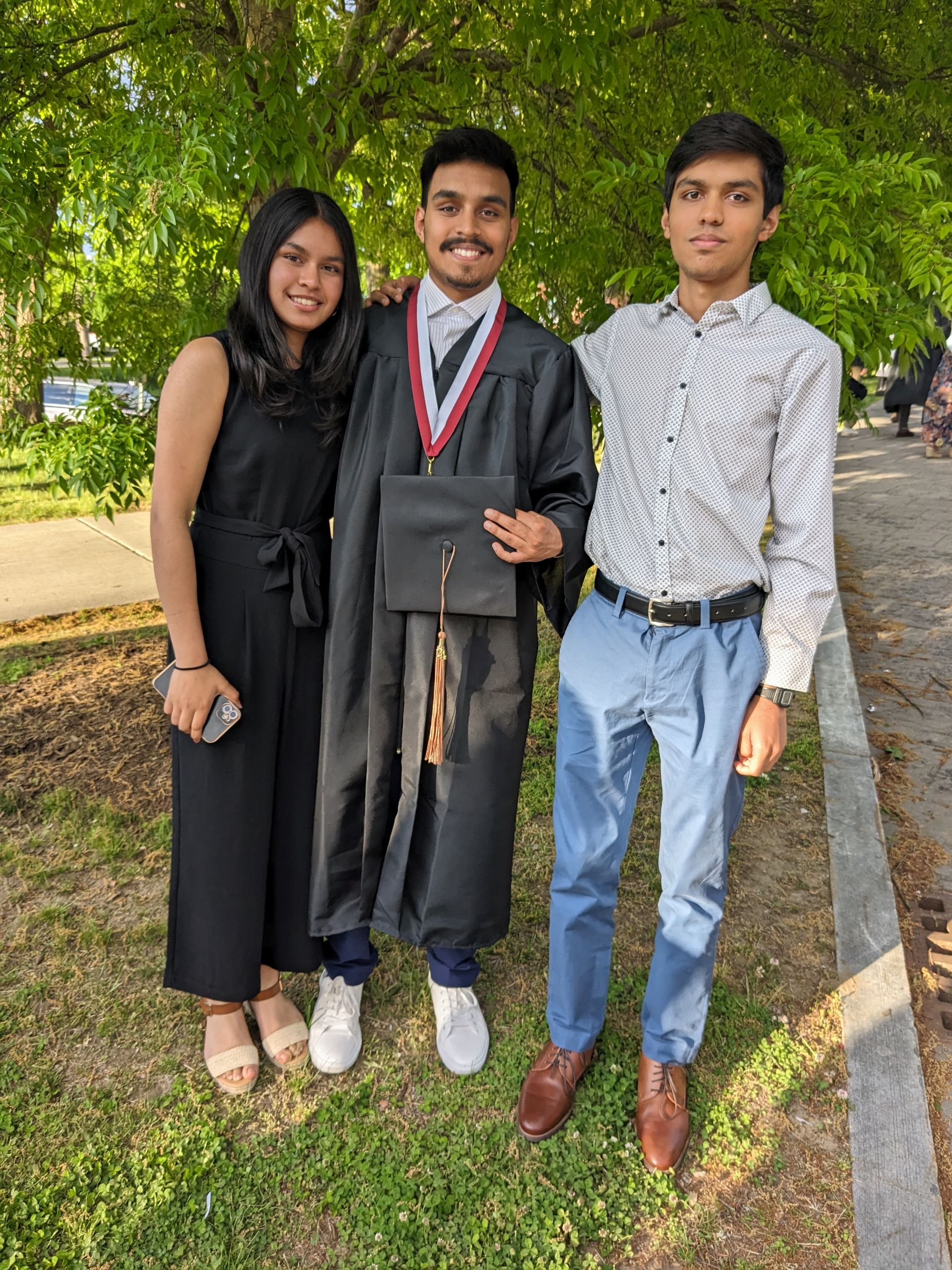 Saara brother's graduation