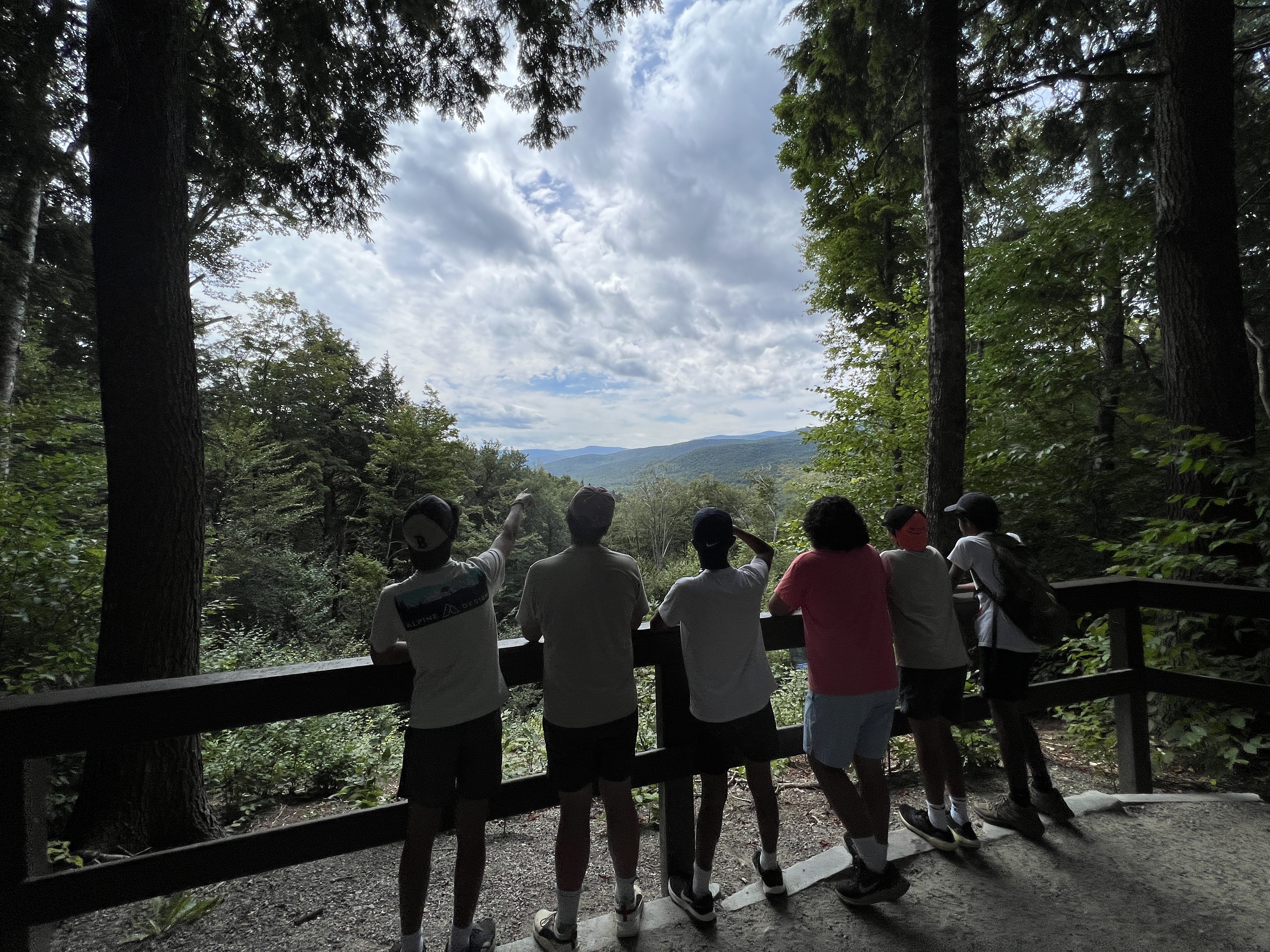 During a scouts trip we are looking at the horizon