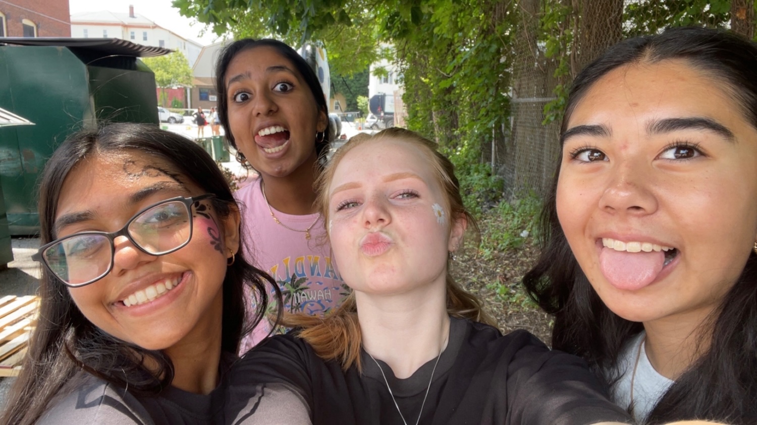 Me and friends with face paint!
