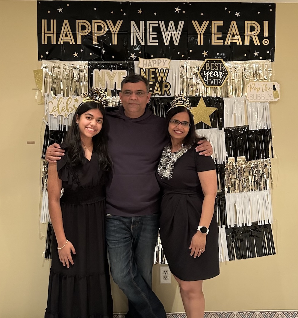 My family and I during a New Years Party!