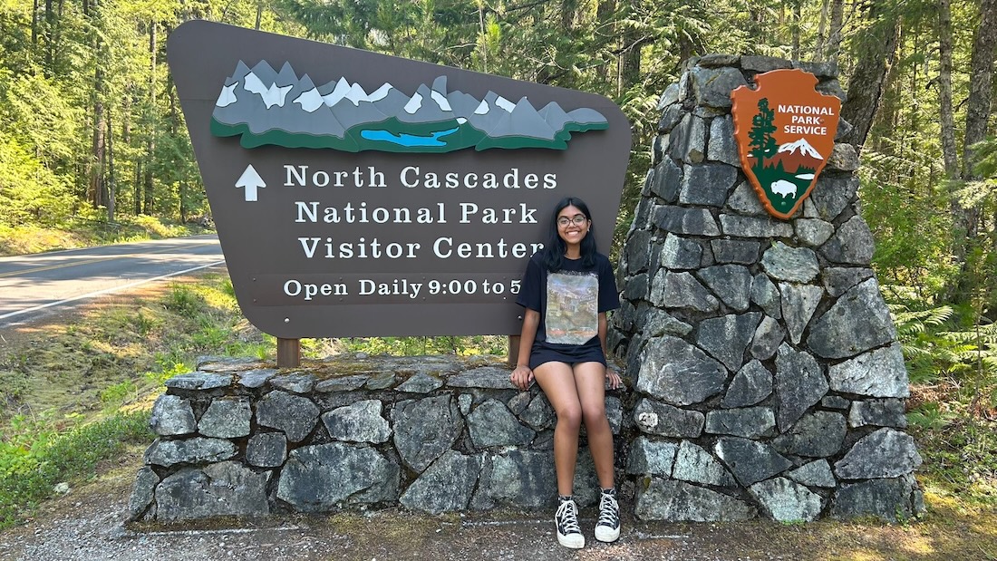 Me at North Casacdes National Park in Washington!