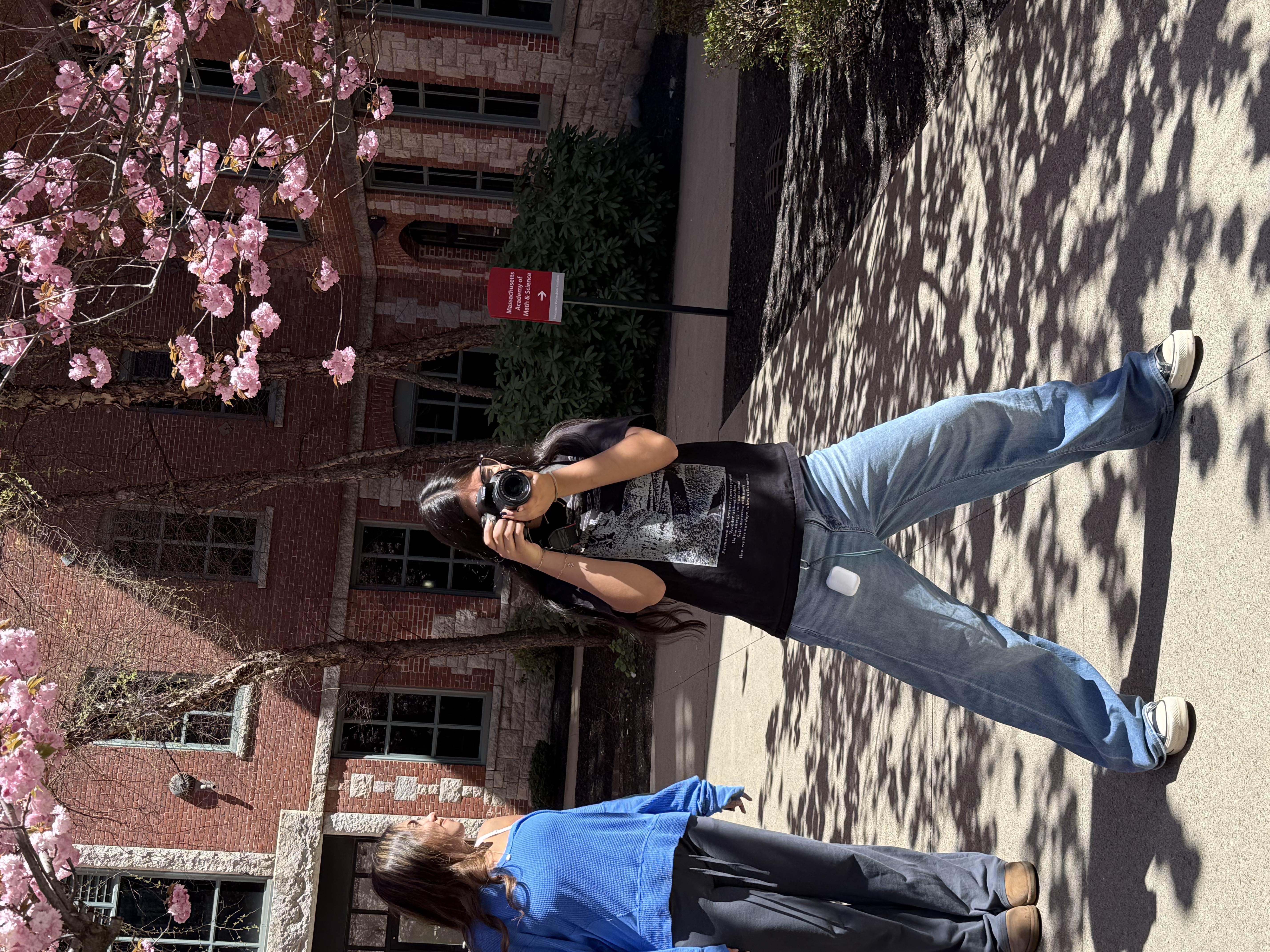 Me filming for our spanish movie!