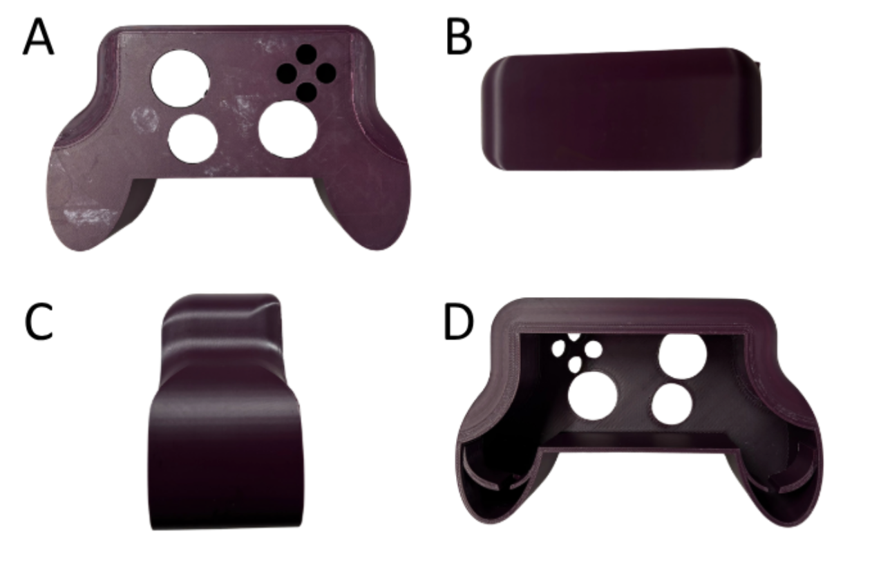 Our third prototype, the first CAD casing design