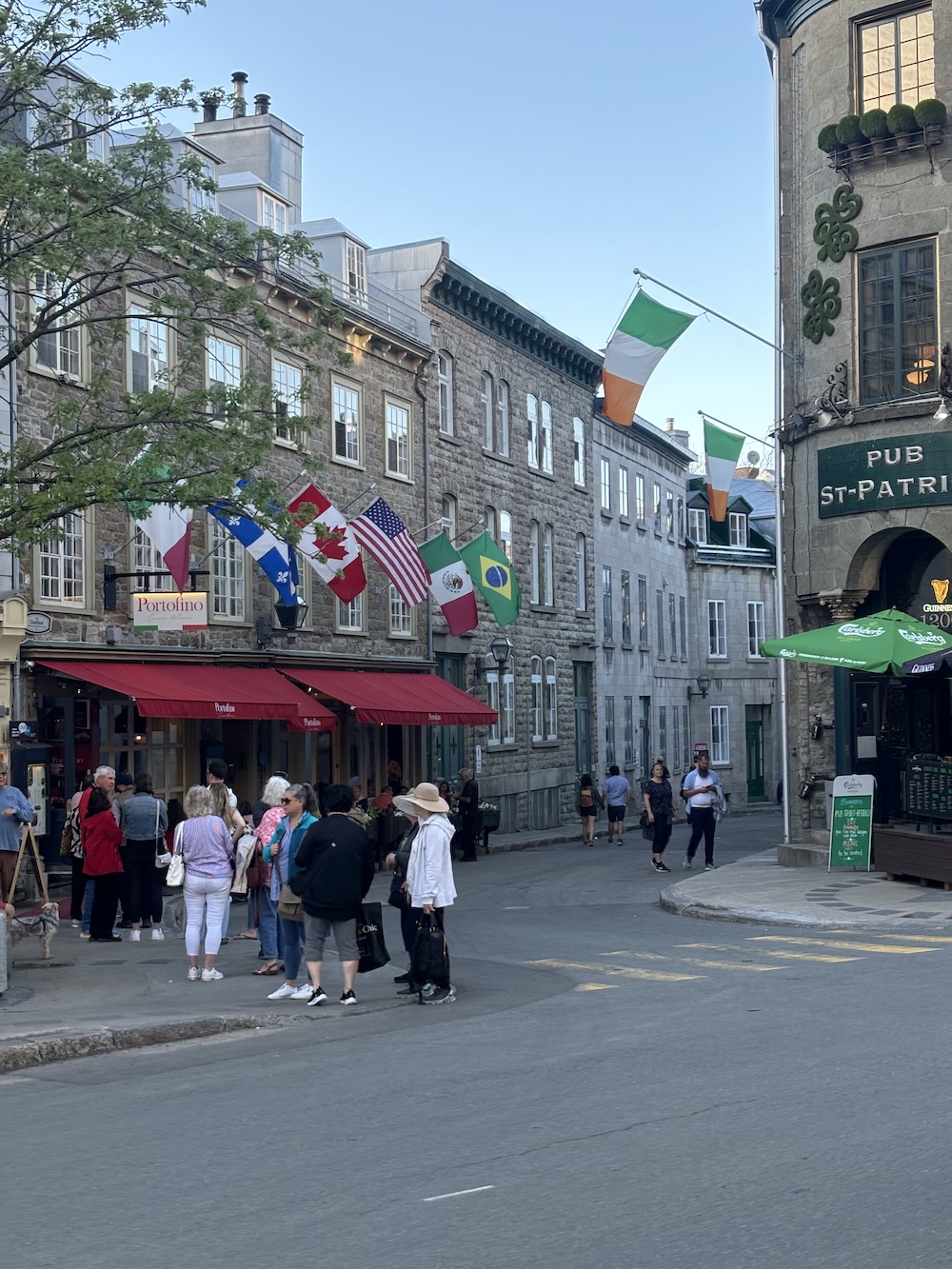 A random street in Quebec, Canada!