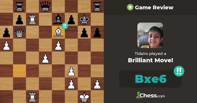 Chess Brilliant Move