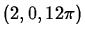 $ (2,0,12\pi)$