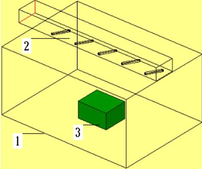MW Oven Fed with a 
Slotted Waveguide