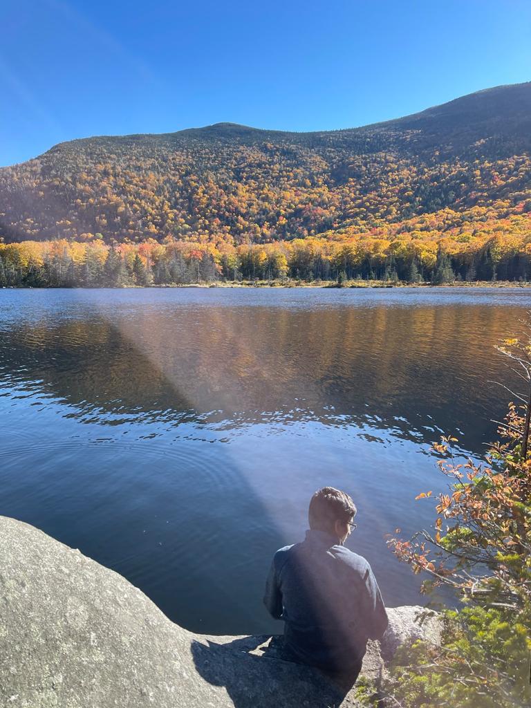 A picture of Vik next to a mountain