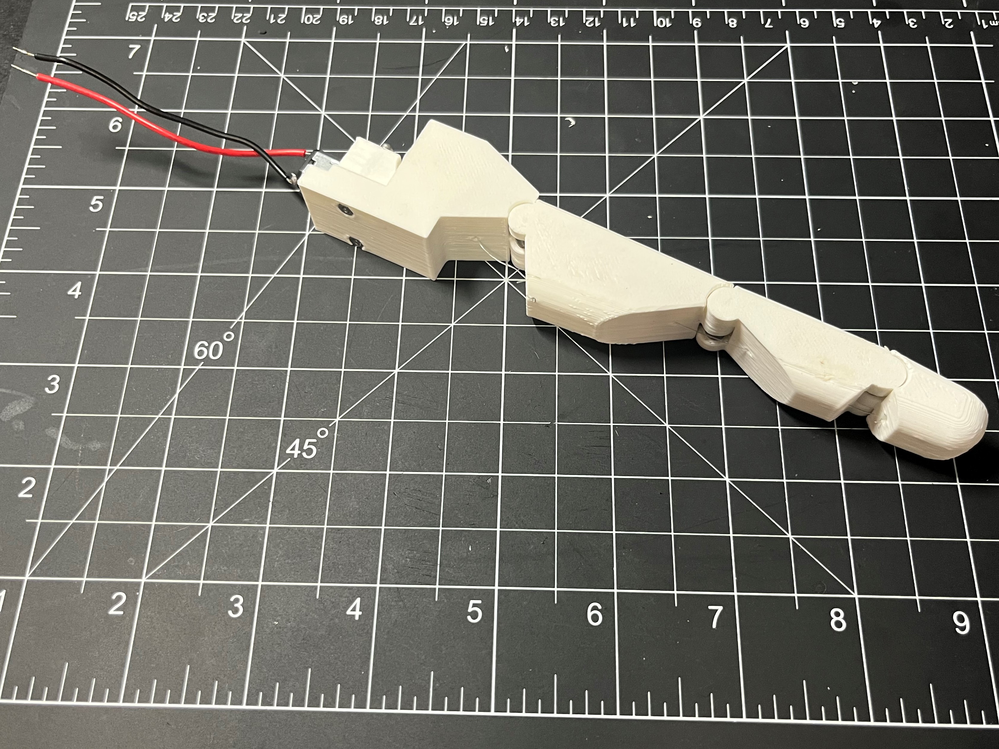 A picture of the second version of the index finger