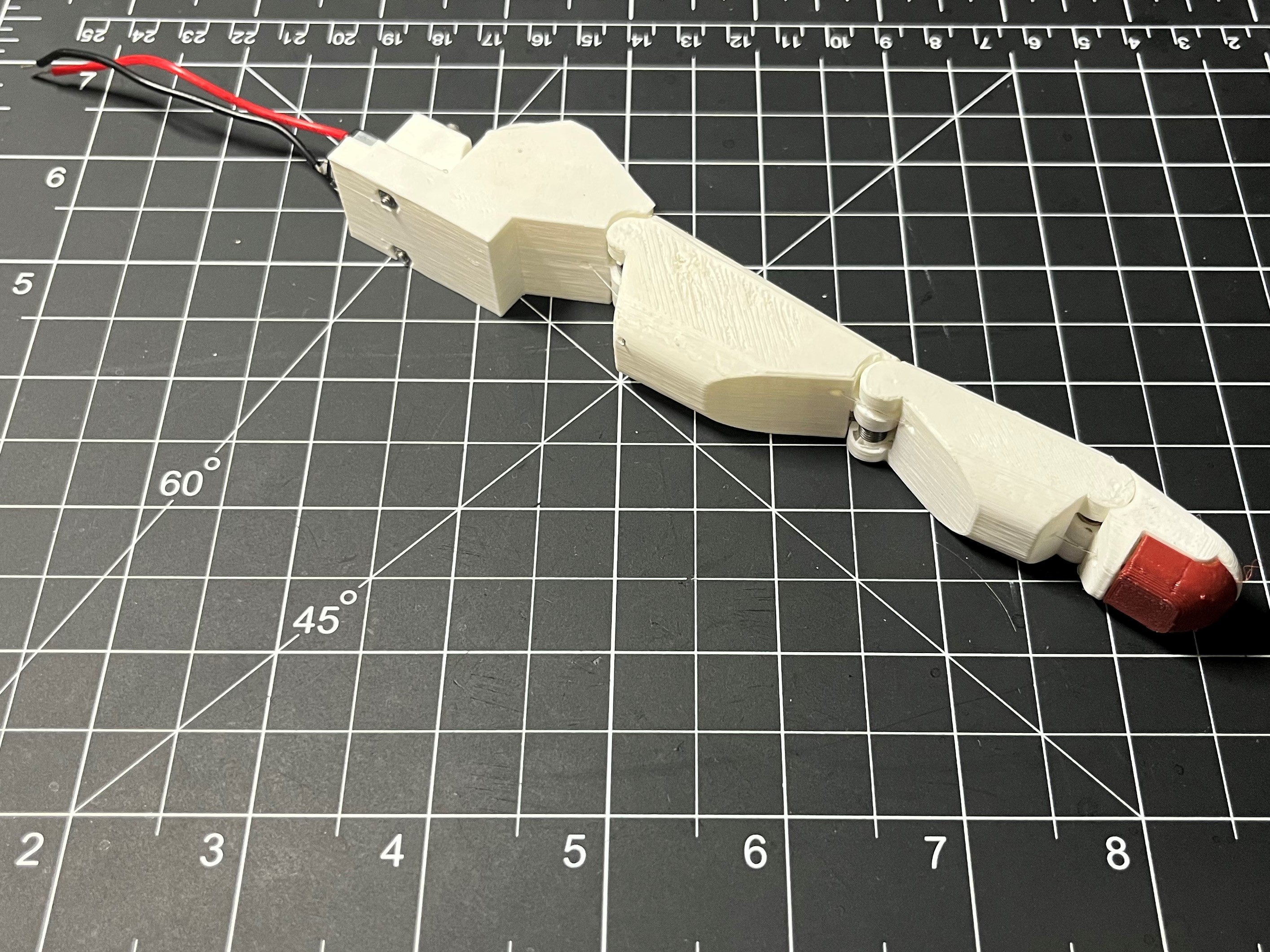 A picture of the third version of the index finger